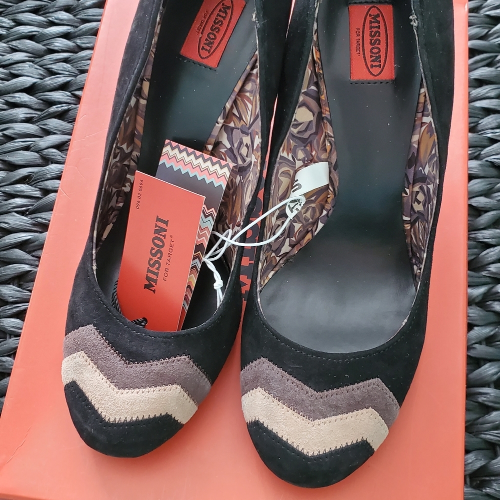 Missoni for Target suede pump
